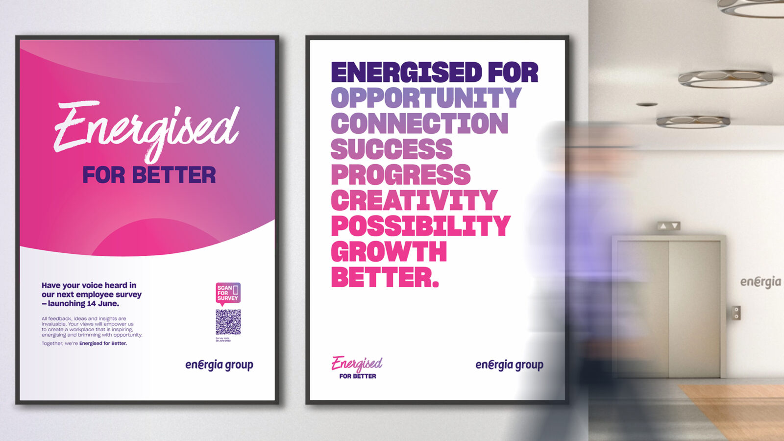 Energised for Better posters